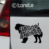 Moskevský strážní pes nálepka - Moscow Watchdog sticker - Moskauer Wachhund aufkleber -