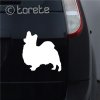 Papillon sticker nalepka -Kontinentaler Zwergspaniel