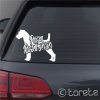 Parson Russell Terrier terier  sticker aufkleber nalepka