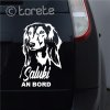 saluki aufkleber