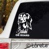 saluki sticker