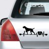 Nemecký drôtosrstý stavač lepka German Wirehaired Pointer sticker Deutsch Drahthaar aufkleber Německý ohař drátosrstý nalepka