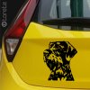Nemecký drôtosrstý stavač lepka  German Wirehaired Pointer  sticker Deutsch Drahthaar aufkleber Německý ohař drátosrstý nalepka