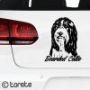 Bearded Collie sticker aufkleber nalepka