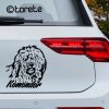 komondor sticker aufkleber nalepka
