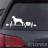 velky munsterlandsky ohar nalepka Large Münsterländer sticker Großer Münsterländer aufkleber