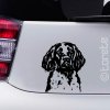 Veľký münsterlandský stavač lepka Großer Münsterländer aufkleber - Large Münsterländer sticker velky munsterlandsky ohar nalepka