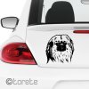 Pekingsky palacovy psik nalepka Pekingese aufkleber sticker