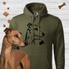 pánská mikina s potiskem podle fotky _ mikina se psem _ Hoodie mit Hund _ men's hoodie with a dog