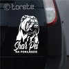 Shar Pei  naklejka na samochód