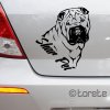 shar pei nalepka sticker aufkleber