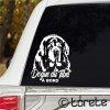 Autocollant / Sticker Dogue du Tibet