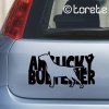 Anglický Bullterrier nálepka-Bullterrier Aufkleber