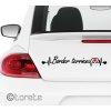 Border Terrier sticker aufkleber
