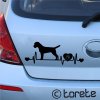 Border teriér nálepka-Border Terrier Aufkleber sticker