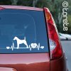 Foxteriér nálepka -  Fox Terrier Aufkleber sticker
