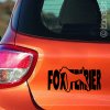 Foxteriér nálepka - Fox Terrier Aufkleber sticker