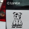Stafordšírský bulterier nálepka - Staffordshire Bull Terrier sticker aufkleber  naklejka na samochód    autómatrica  autocollant de voiture