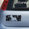 West Highland White Terrier terier nalepka sticker aufkleber