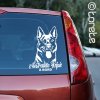 autocollant de voiture Australian Kelpie