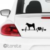 Akita Inu nálepka-Akita Inu Aufkleber - akita inu sticker