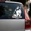 Malamute de l'Alaska  autocollant de voiture