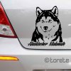 Alijašský malamut nálepka-Alaskischer Malamute Aufkleber Alaskan Malamute sticker
