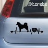 Alijašský malamut nálepka-Alaskischer Malamute Aufkleber  alaskan malamute sticker