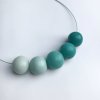 Náhrdelník v tyrkysových odstínech