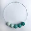 Náhrdelník v tyrkysových odstínech