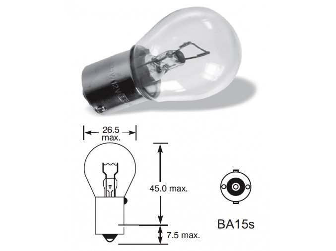 12V 21W Ba15s, Osram