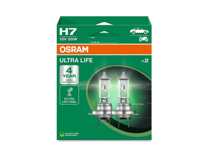[64210ULT 2HB] 12V 55W PX26d H7 Osram ULTRA LIFE BOX *02 Ecopack