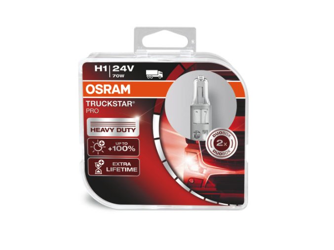 24V H1 70W P14,5s Truckstar Pro +100%, sada (2 ks)