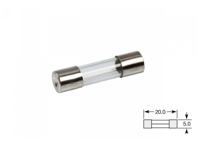 [ELFSF1S] Poistka sklenená 1A 5x20mm ELTA