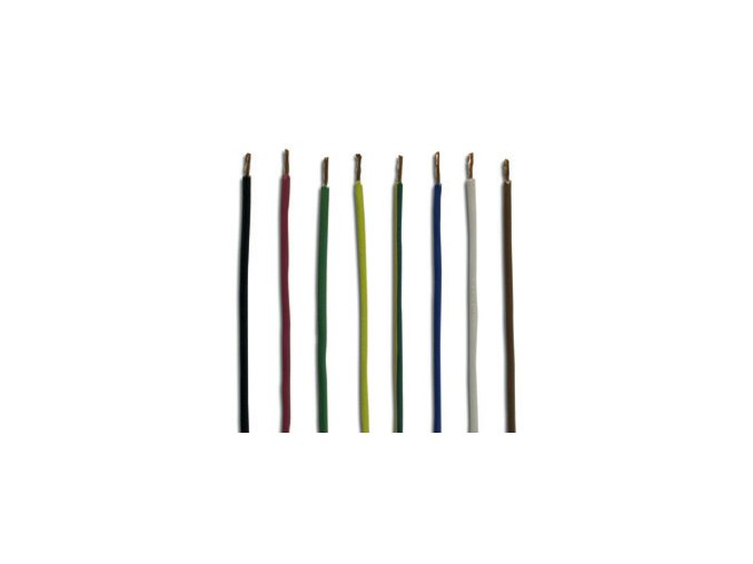 kabel 1 x 1 mm2, červený
