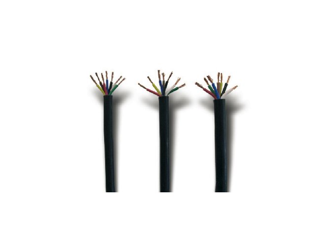 kabel 7 x 1,5 mm2, černý