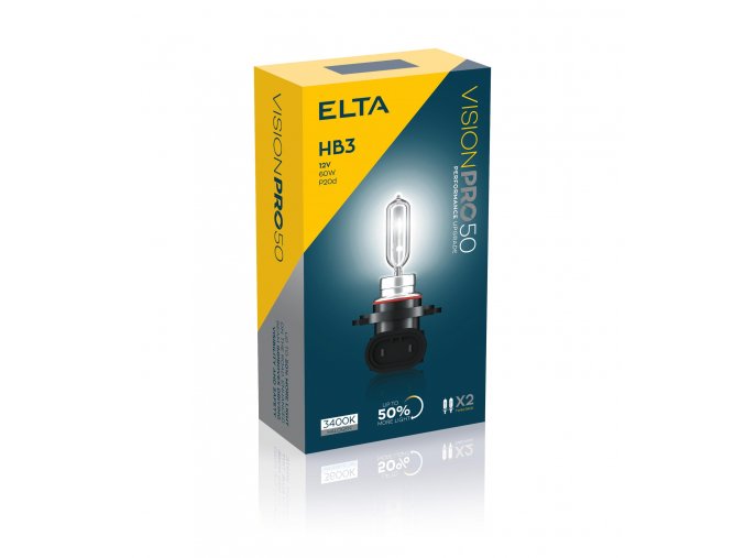 12V HB3 60W P20d VisionPro +50%, sada (2ks)