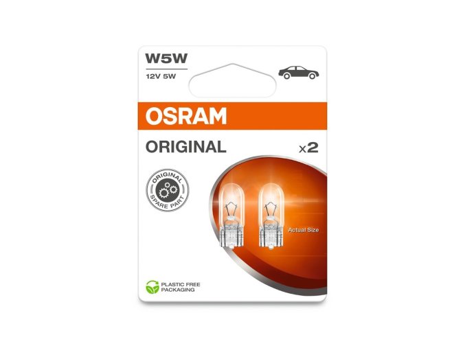 [2825 2BL] 12V 5W W2,1x9,5d W5W Blister 02 Ecopack