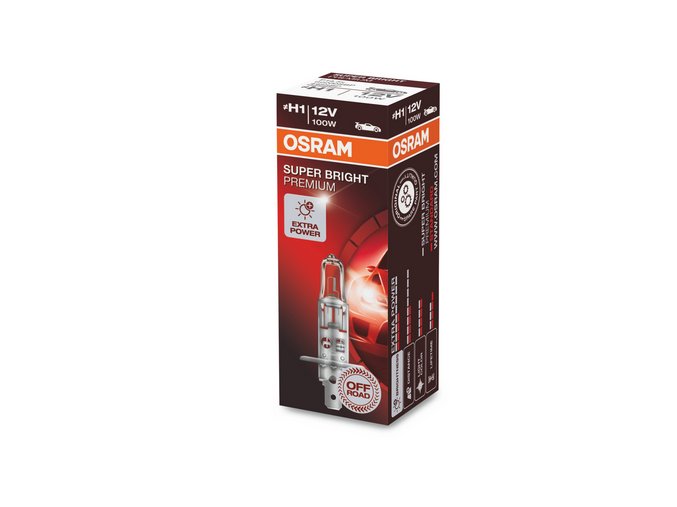 12V H1 100W P14,5s Super Bright Premium, Osram