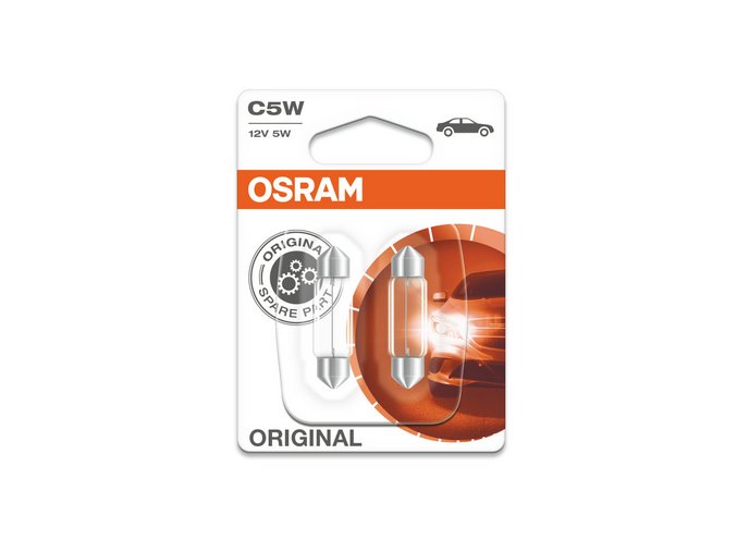 12V 5W sufit. SV 8,5, blistr (2ks), Osram