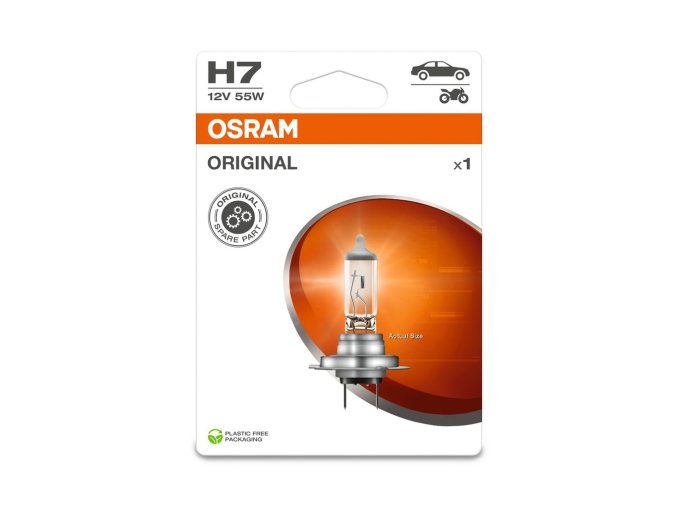 [64210 1BL] 12V 55W PX26d H7 Osram Blister Ecopack