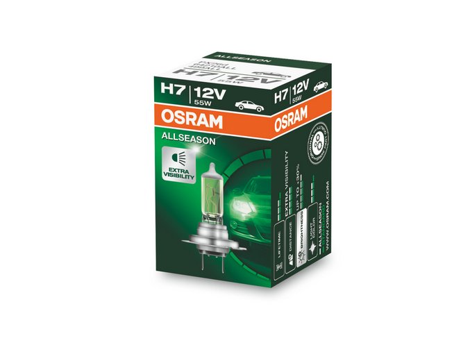 12V H7 55W PX26d All Season +30%, Osram