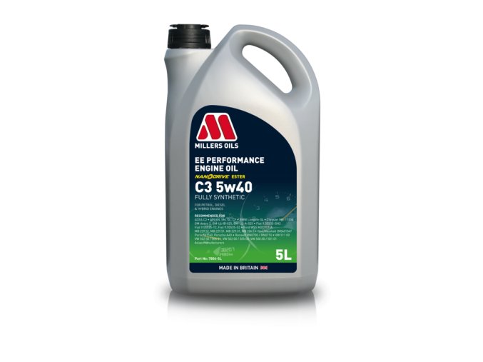 MILLERS OILS EE PERFORMANCE C3 5w40, plně syntetický, 5L