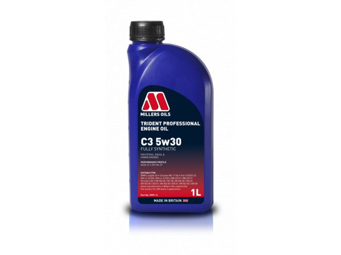 MILLERS OILS Trident Professional C3 5w30, plně syntetický 1L