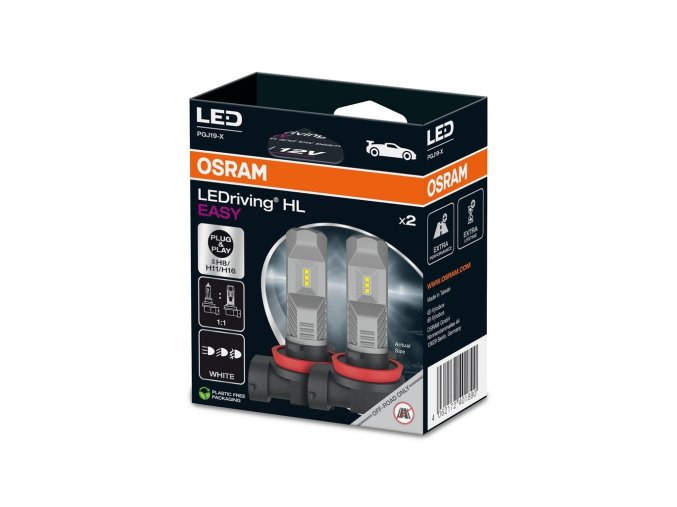 [64211DWESY 2HB] LEDriving® HL EASY H8 H11 H16 Box 02 Ecopack