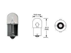 12V 5W Ba15s, Osram