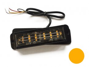 strobo maják - Predátor, 6x LED, oranžový