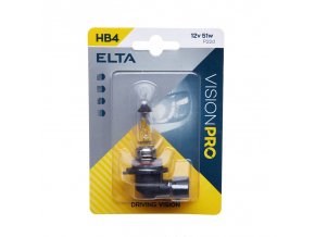 12V HB4 51W P22d, Elta, blistr