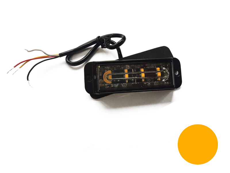 strobo maják - Predátor, 4x LED, oranžový