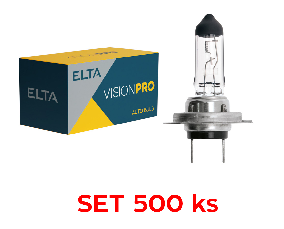 12V H7 55W PX26d Elta - set 500 ks